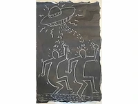 Keith haring subway drawing