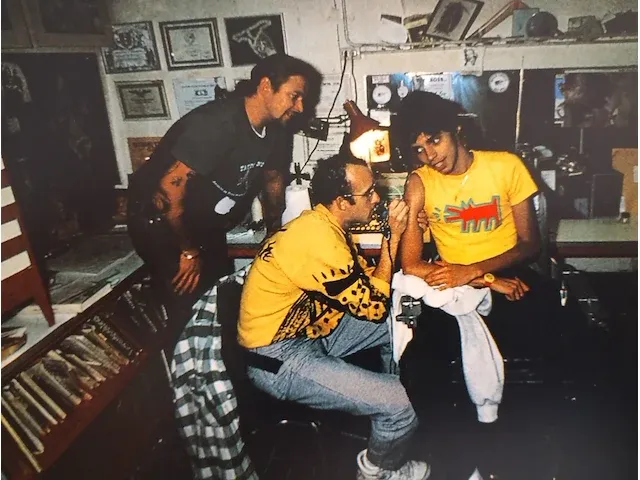 Keith haring tattoo - afbeelding 1 van  2