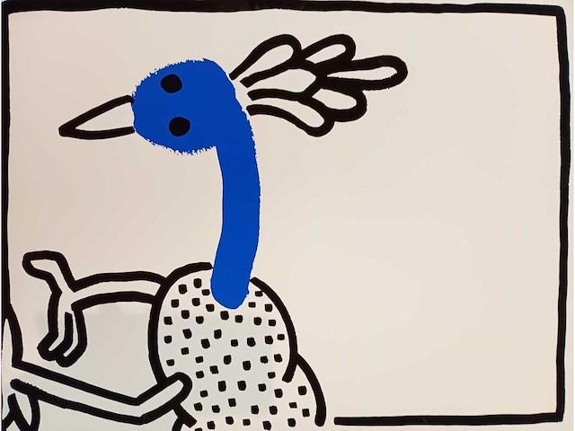 Keith haring the story of red & blue - afbeelding 1 van  2