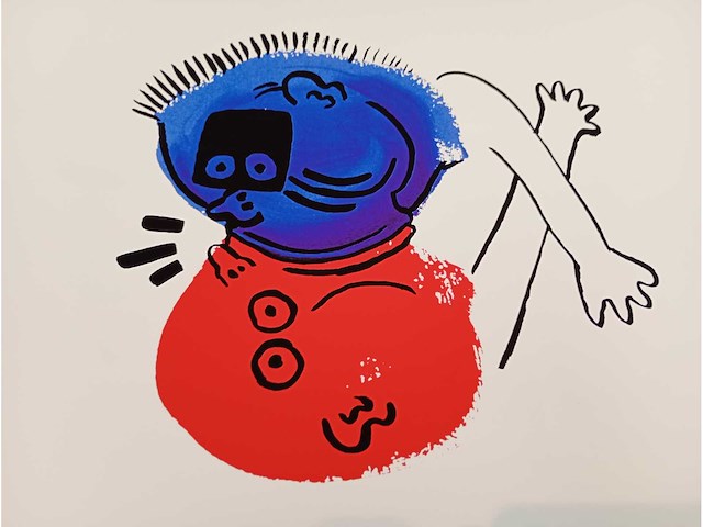 Keith haring the story of red & blue - afbeelding 1 van  3