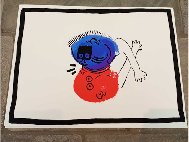 Keith haring the story of red & blue - afbeelding 2 van  3