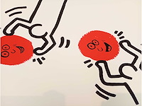 Keith haring the story of red & blue - afbeelding 1 van  2