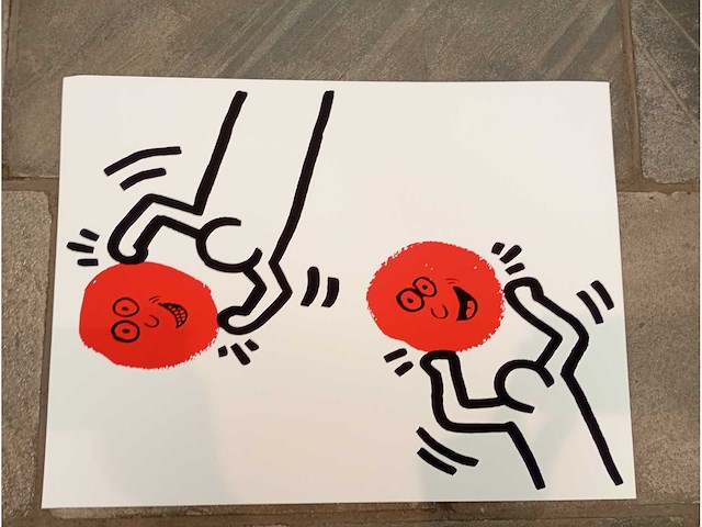 Keith haring the story of red & blue - afbeelding 2 van  2