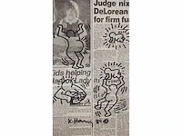 Keith haring viltstift tekening baby