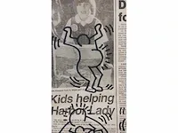 Keith haring viltstift tekening baby - afbeelding 3 van  7