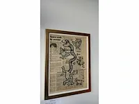 Keith haring viltstift tekening