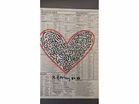 Keith haring viltstift tekening - afbeelding 1 van  3