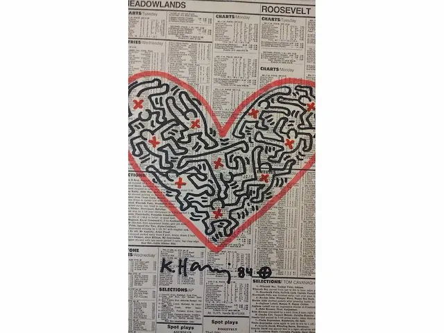 Keith haring viltstift tekening - afbeelding 2 van  3