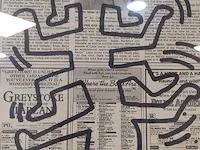 Keith haring viltstift tekening - afbeelding 2 van  2