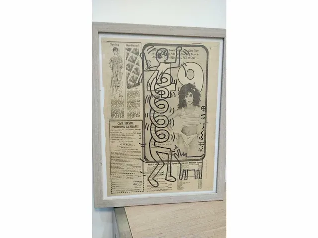 Keith haring viltstift tekening - afbeelding 2 van  6