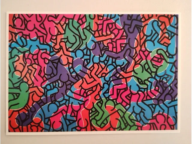 Keith haring “vrolijke mannetjes” - afbeelding 3 van  3