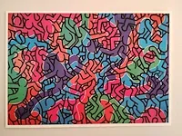 Keith haring “vrolijke mannetjes” - afbeelding 3 van  3