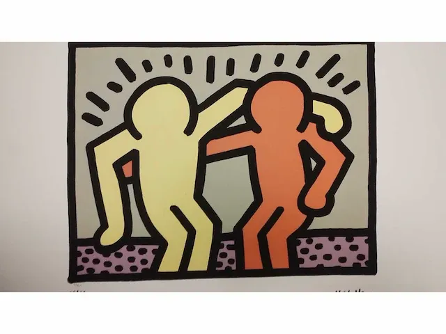 Keith haring vrolijke mannetjes - afbeelding 3 van  3