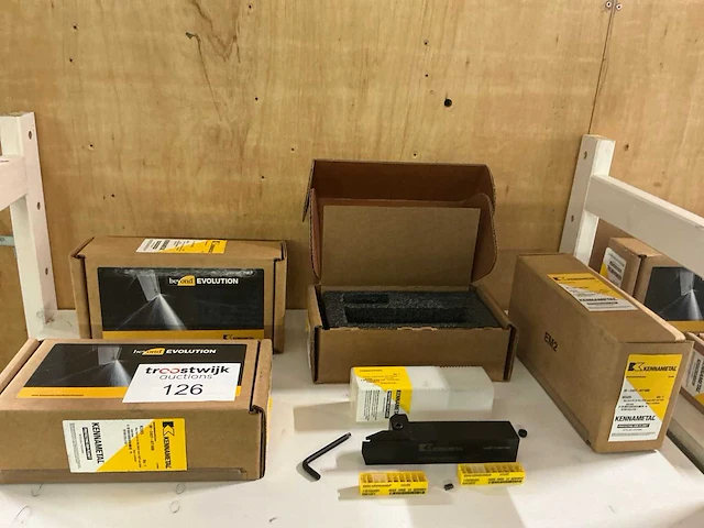 Kennametal kit afsteekbeitel (4x) - afbeelding 1 van  5