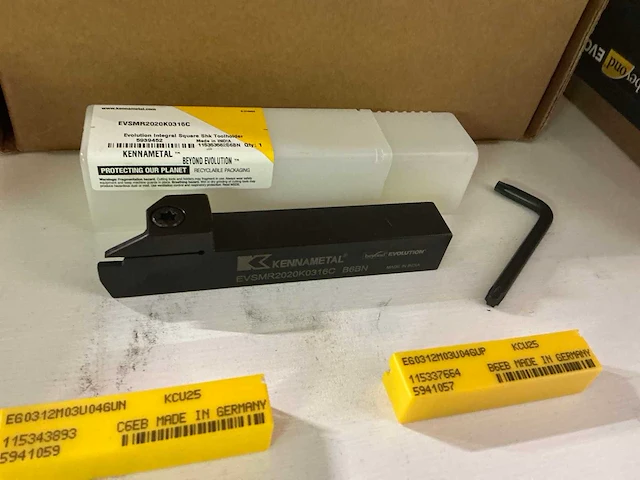 Kennametal kit afsteekbeitel (4x) - afbeelding 3 van  5