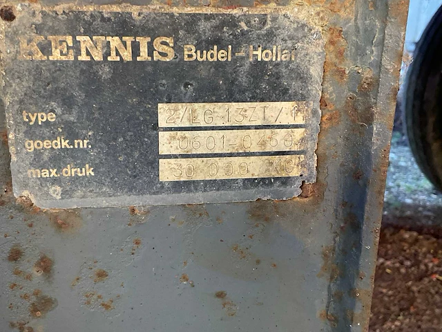 Kennis op-1230-2-gb oplegger met autolaadkraan - afbeelding 2 van  14