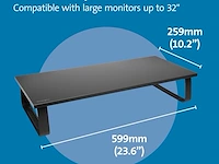 Kensington extra brede monitorstandaard - afbeelding 2 van  3
