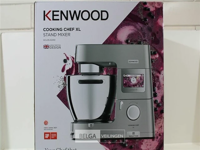 Kenwood kcl95 424si cooking chef robot koker - afbeelding 8 van  9