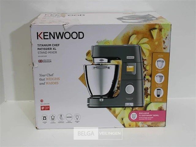 Kenwood kwl90 124si titanium chef huishoudelijke keukenrobot - afbeelding 7 van  7