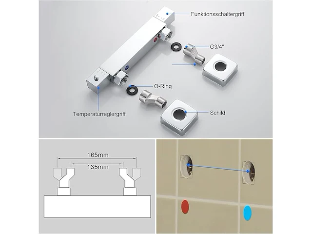 Keokbon thermostaat douchethermostaat - afbeelding 4 van  4