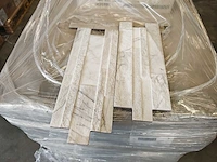 Keradom marmi white mat wandtegel 16x40 cm 30 m² - afbeelding 1 van  6