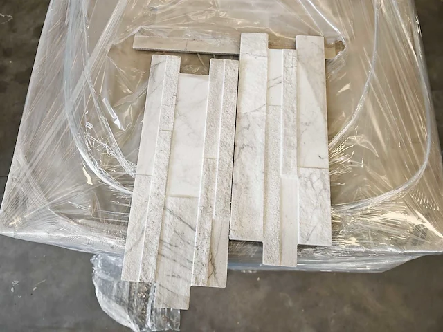 Keradom marmi white mat wandtegel 16x40 cm 30 m² - afbeelding 4 van  6