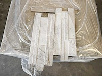 Keradom marmi white mat wandtegel 16x40 cm 30 m² - afbeelding 4 van  6