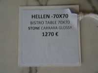 Keramiek bistro-tafel - afbeelding 4 van  4