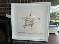 Keramisch reliëfkunstwerk 'monique mulaert'