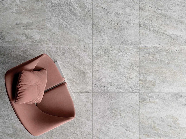 Keramische tuintegel 130,3m2 quarziet grijs 60x60cm gerectificeerd - afbeelding 1 van  4