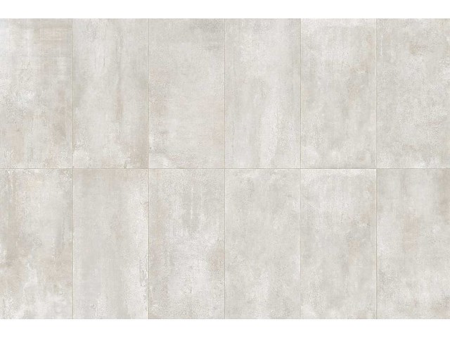 Keramische tuintegel 21,6m2 industrieel wit 60x120cm gerectificeerd - afbeelding 1 van  1