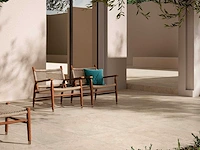 Keramische tuintegel 58,4m2 steen ivoor 60x120cm gerectificeerd - afbeelding 1 van  1