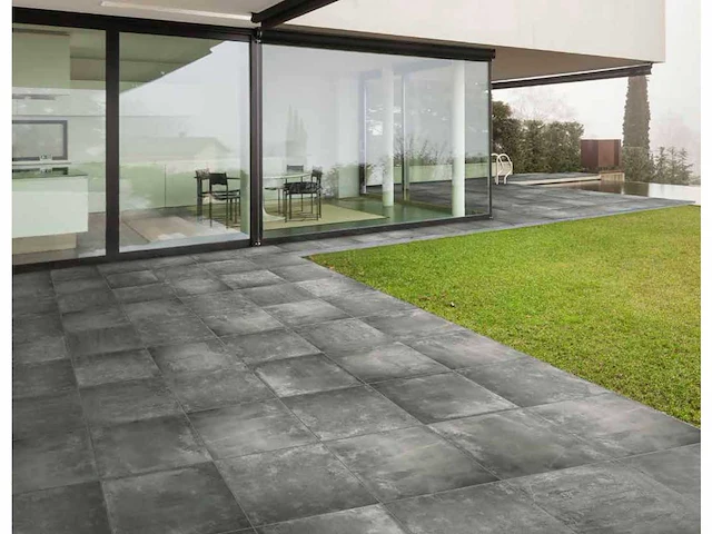Keramische tuintegel 93,44m2 icon smoke 60x60cm gerectificeerd - afbeelding 1 van  4
