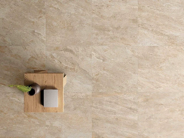 Keramische tuintegel 94,9m2 quarziet goud 60x120cm gerectificeerd - afbeelding 1 van  1