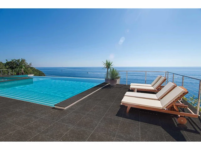 Keramische tuintegel-terrastegel 60x60x2 blue stone 46,08m2 - afbeelding 4 van  4