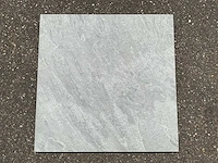 Keramische tuintegel-terrastegel 60x60x2 quarzite grey 46,08m2 - afbeelding 2 van  4