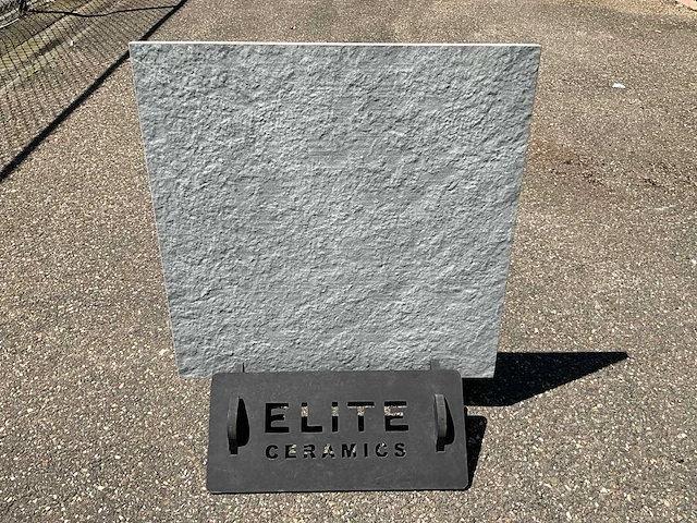Keramische tuintegel-terrastegel 60x60x2 quarzite grey 46,08m2 - afbeelding 3 van  4