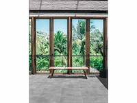 Keramische tuintegel-terrastegel 60x60x2 quarzite grey 46,08m2 - afbeelding 4 van  4