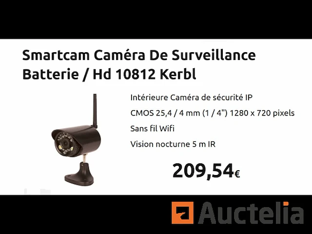 Kerbl smartcam hd 10812 bewakingscamera - afbeelding 1 van  2