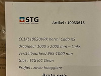 Kermi cada xs draai-links douchedeur - afbeelding 1 van  3