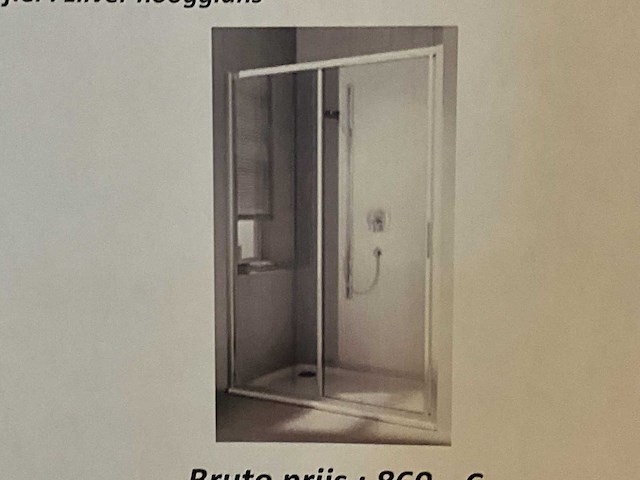 Kermi cada xs gl2 schuif douchedeur - afbeelding 1 van  3