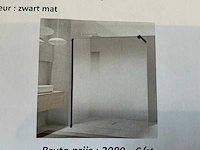 Kermi walk in xb douche glaswand - afbeelding 1 van  4