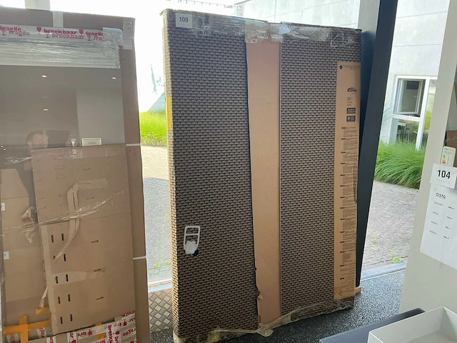 Kermi walk-in xb douchewand met intiemal glas - afbeelding 1 van  3
