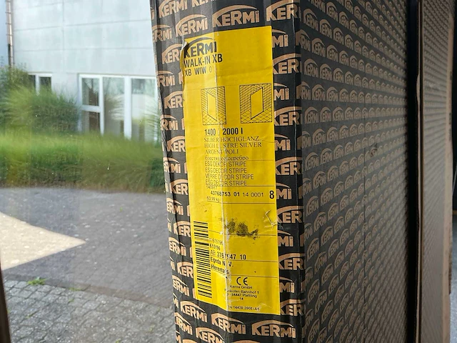 Kermi walk-in xb douchewand met intiemal glas - afbeelding 3 van  3