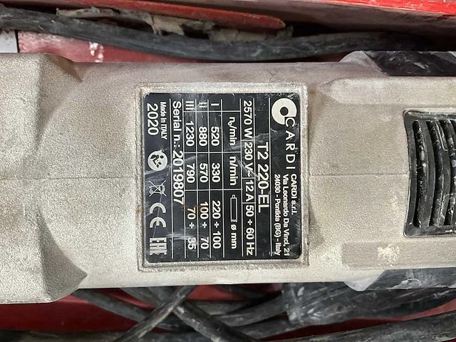 Kernboormachine cardi t2 220-el - afbeelding 3 van  9