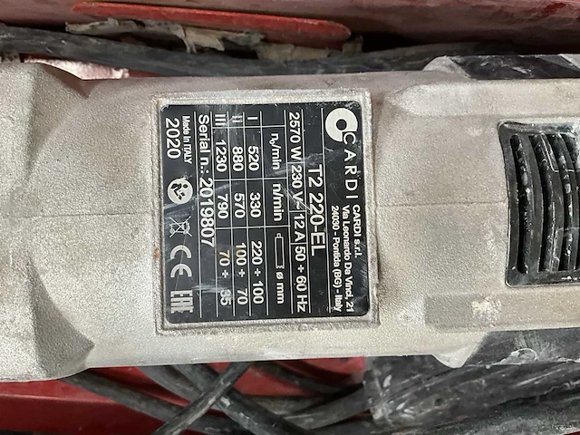 Kernboormachine cardi t2 220-el - afbeelding 4 van  9