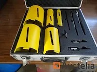 Kernboren set voor kernboormachine in een koffer - afbeelding 6 van  7