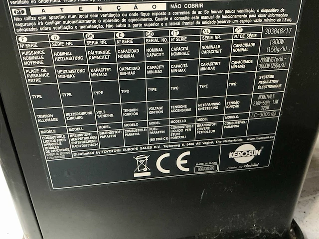 Kerosun petroleum kachel - afbeelding 5 van  5