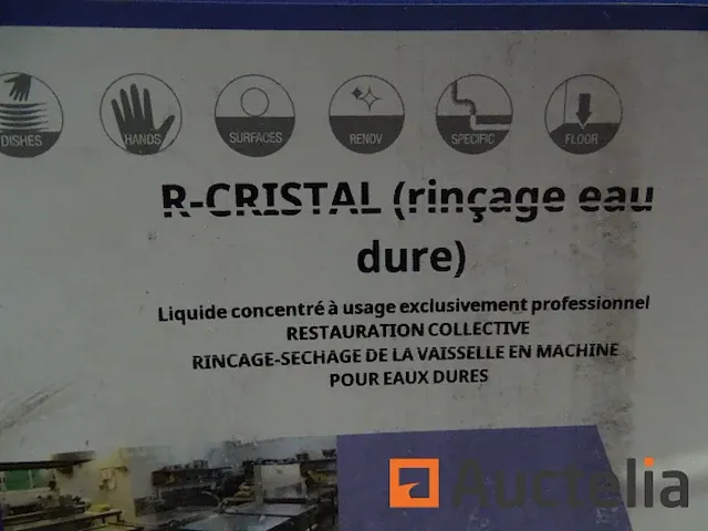 Kersia r-cristal geconcentreerde vloeistof voor professioneel gebruik voor het spoelen en drogen tafelgerei lava (23 kg) - afbeelding 4 van  7