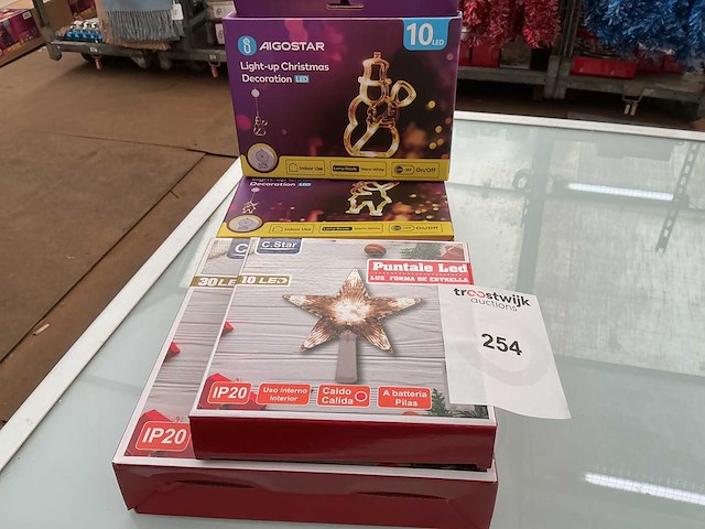 Kerst leddecoratie. (4x) - afbeelding 1 van  1